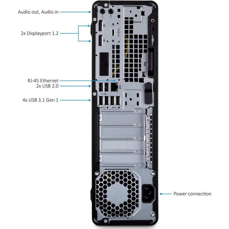 Pc Reacondicionado Hp Elitedesk 800g2 Sff I3-6100 8gb 240gb Ssd W10 Pro Instalado 1 Año De Garantia