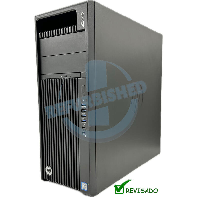 Pc Reacondicionado Hp Z440 Workstation Xeon E5-1650 V4 3.60 Ghz 512gb Ssd 16 Gb Dvd/Rw  Vga Quadro M4000  Tower W10p Instalado 1 Año De Garantia