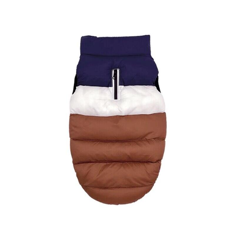Pchelka Ralf Marrón-Azul Marino - Ropa Para Perros - Talla M