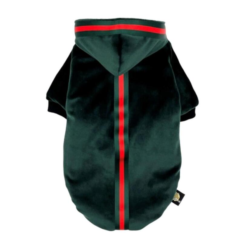 Pchelka Velvet Verde - Ropa Para Perros - Talla S