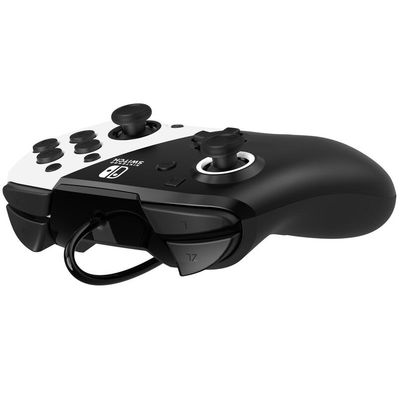 Pdp Controller Faceoff Deluxe+Audio Schwarz/Weiã Switch