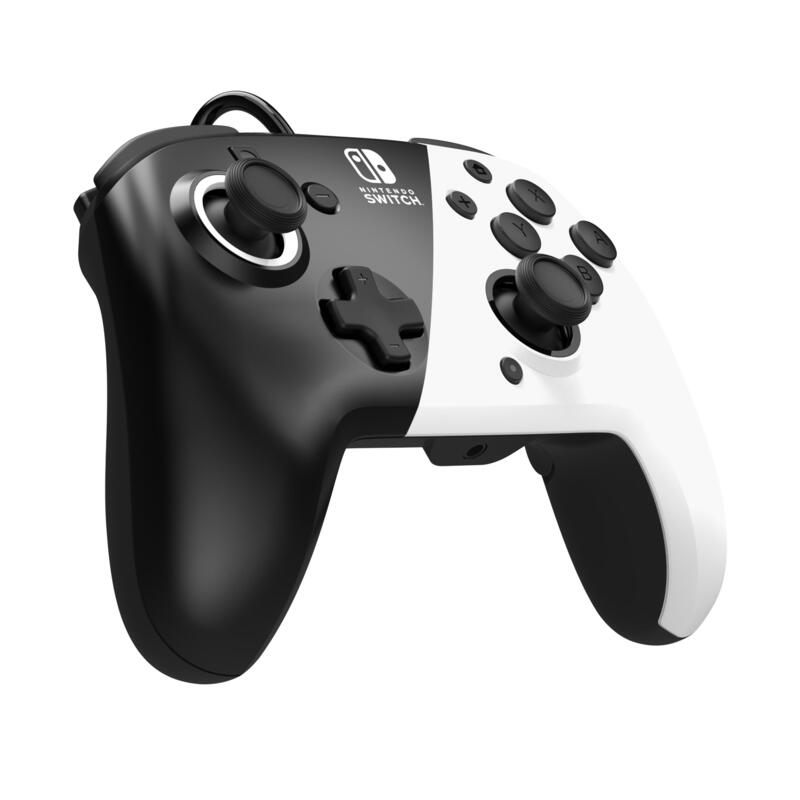 Pdp Controller Faceoff Deluxe+Audio Schwarz/Weiã Switch