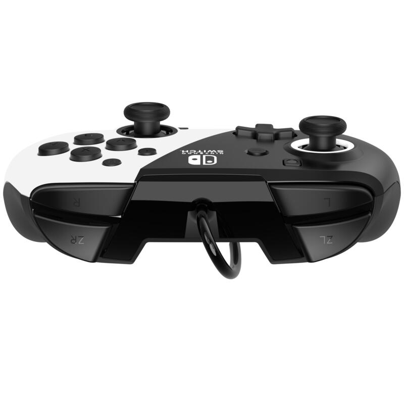 Pdp Controller Faceoff Deluxe+Audio Schwarz/Weiã Switch