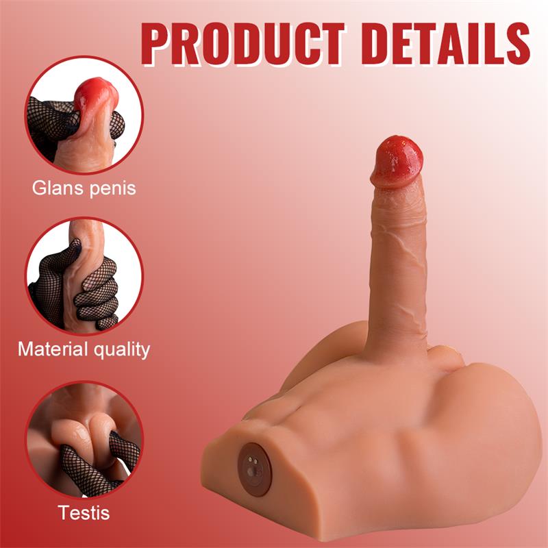 Peel Masturbador Con Dildo Y Ano Ass Con Vibración Y Thrusting
