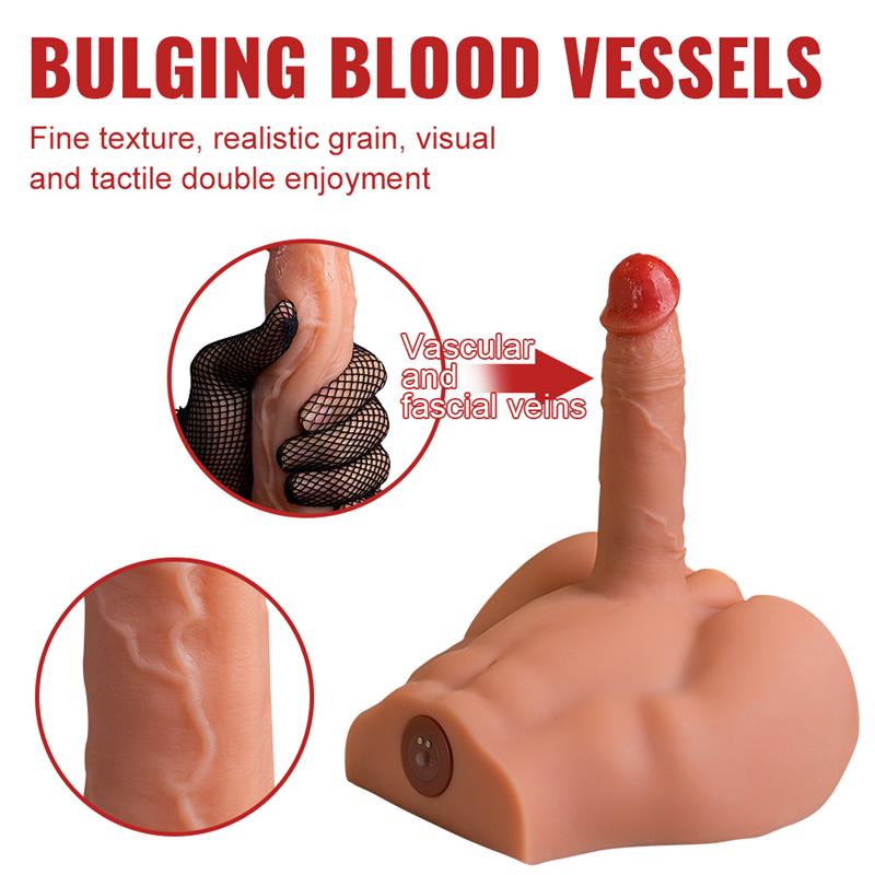 Peel Masturbador Con Dildo Y Ano Ass Con Vibración Y Thrusting
