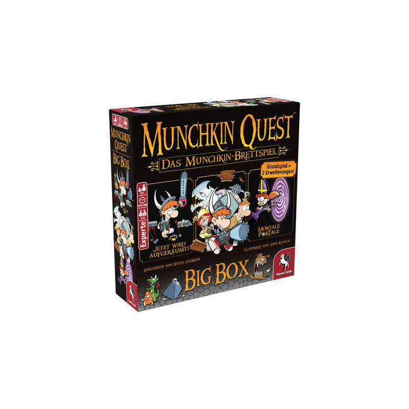 Pegasus Munchkin Quest Big Box, Juego De Mesa 51953g