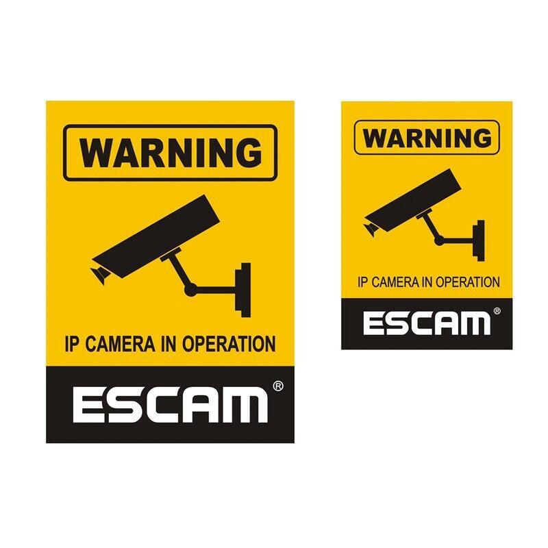 Pegatina Warning Escam
