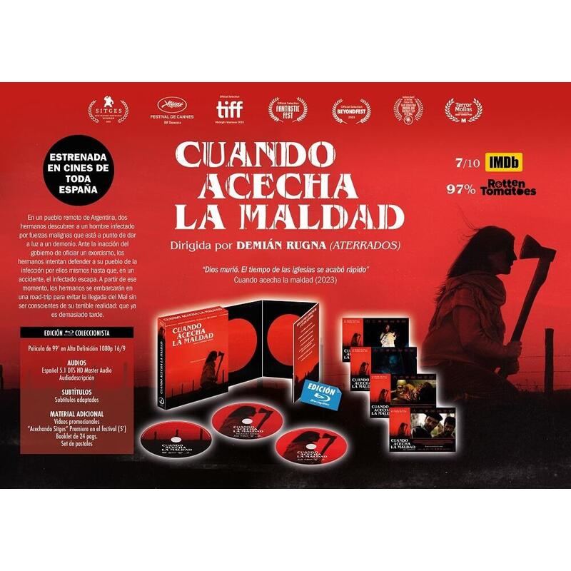 Pelicula Cuando Acecha La Maldad Ed.Col. - Bd Blu-Ray