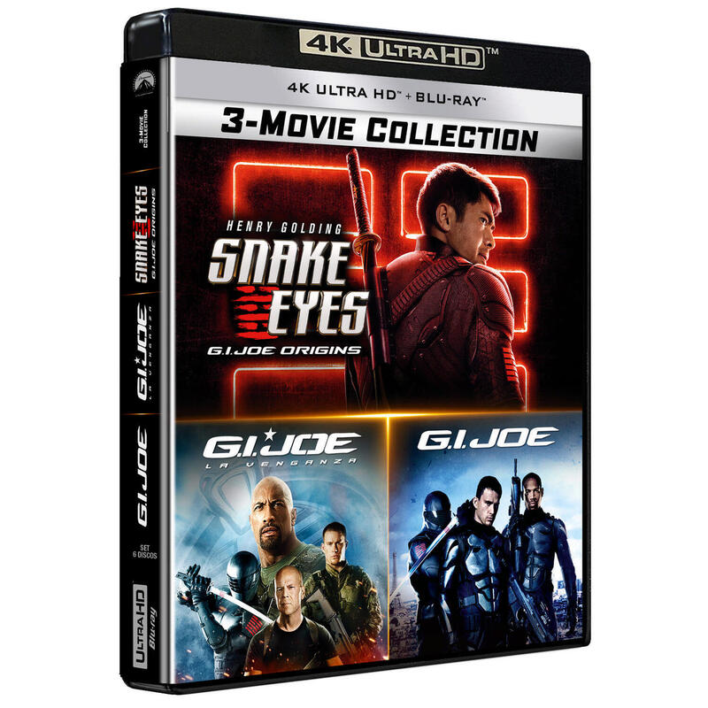 Pelicula G.I. Joe - Colección 3 Películas (4k Uhd) - Bd Blu-Ray