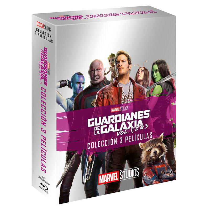 Pelicula Guardianes De La Galaxia - Colección 3 Películas - Bd Blu-Ray
