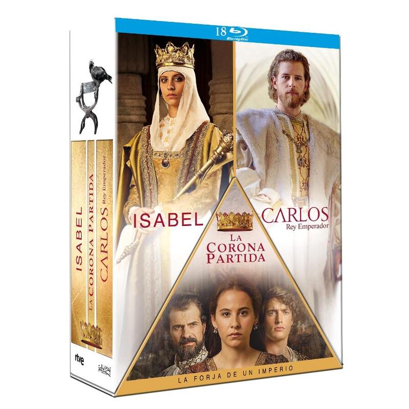 Pelicula Isabel + La Corona Partida + Carlos, Rey Emperador Blu-Ray