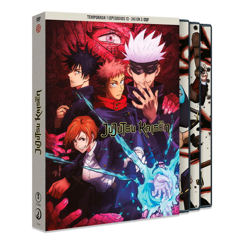 Pelicula Jujutsu Kaisen Temp. 1 Parte 2 Episodios 13 A 24 . Dvd Dvd