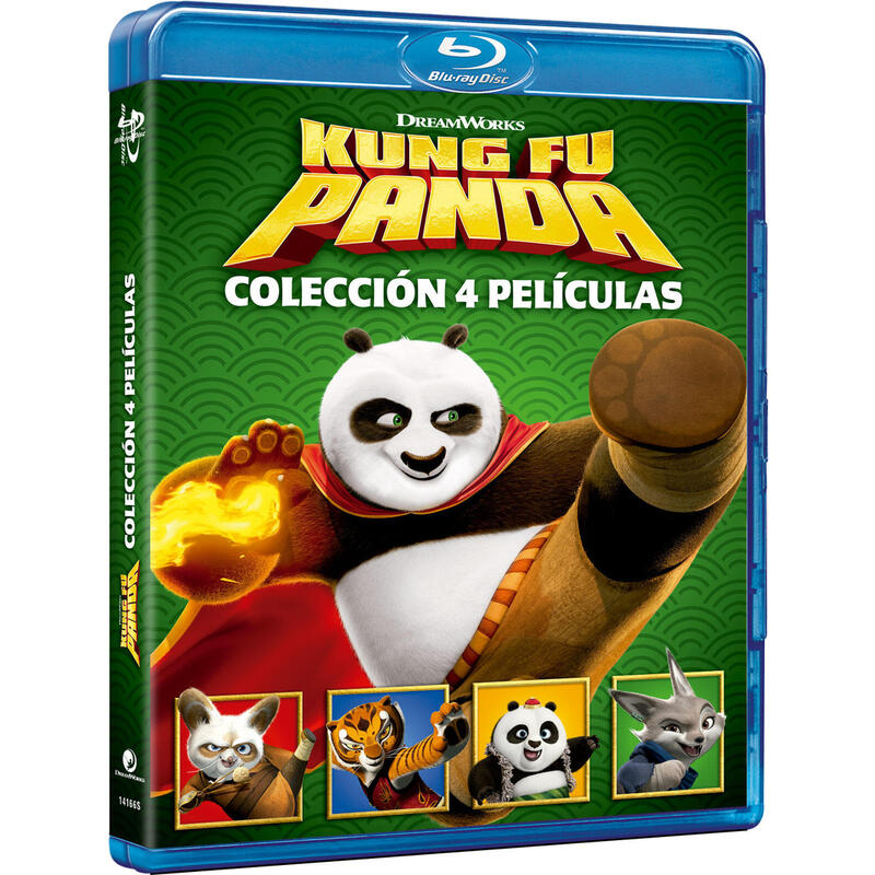 Pelicula Kung Fu Panda Pack 1-4  - Bd Blu-Ray