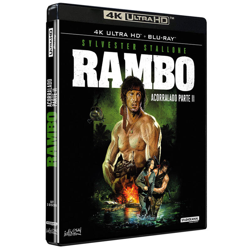 Pelicula Rambo - Acorralado Parte Ii (4k Uhd) - Bd Blu-Ray