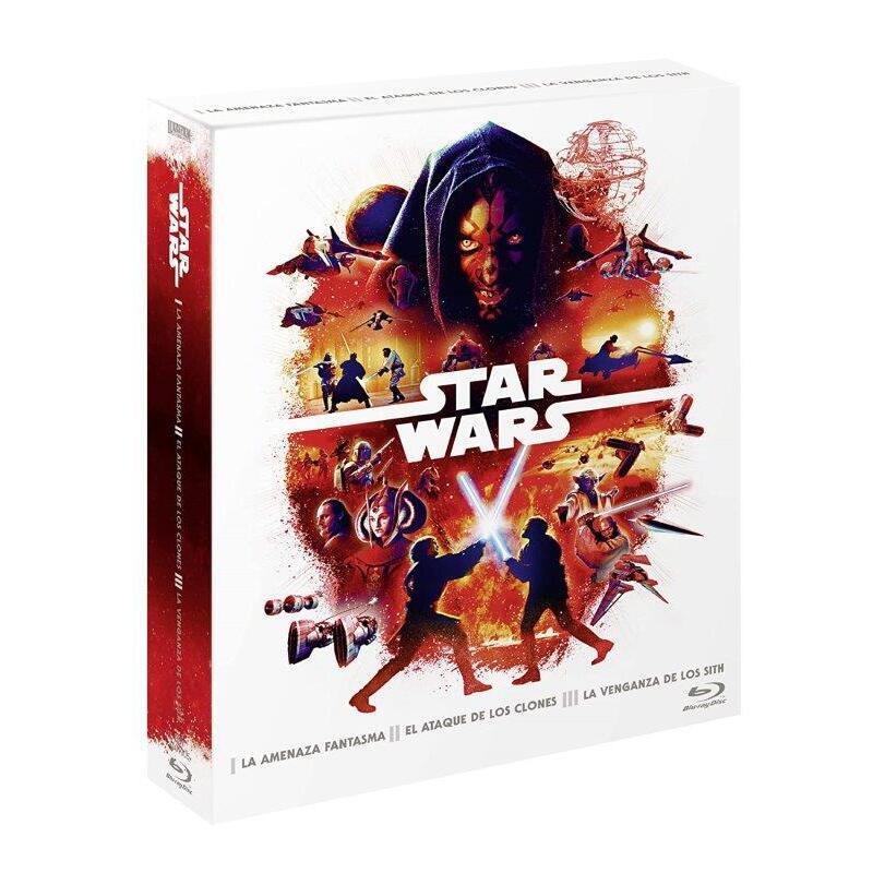 Pelicula Trilogía Star Wars - Episodios 1 A 3 - Bd Blu-Ray