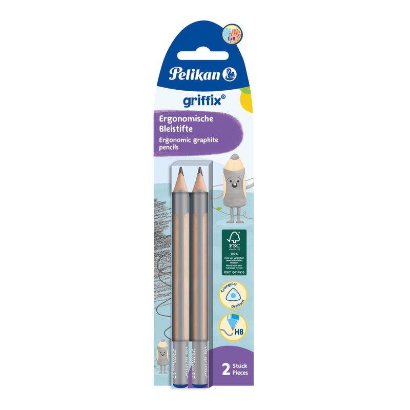 Pelikan 817011 Lápiz De Grafito Hb 2 Pieza(S)