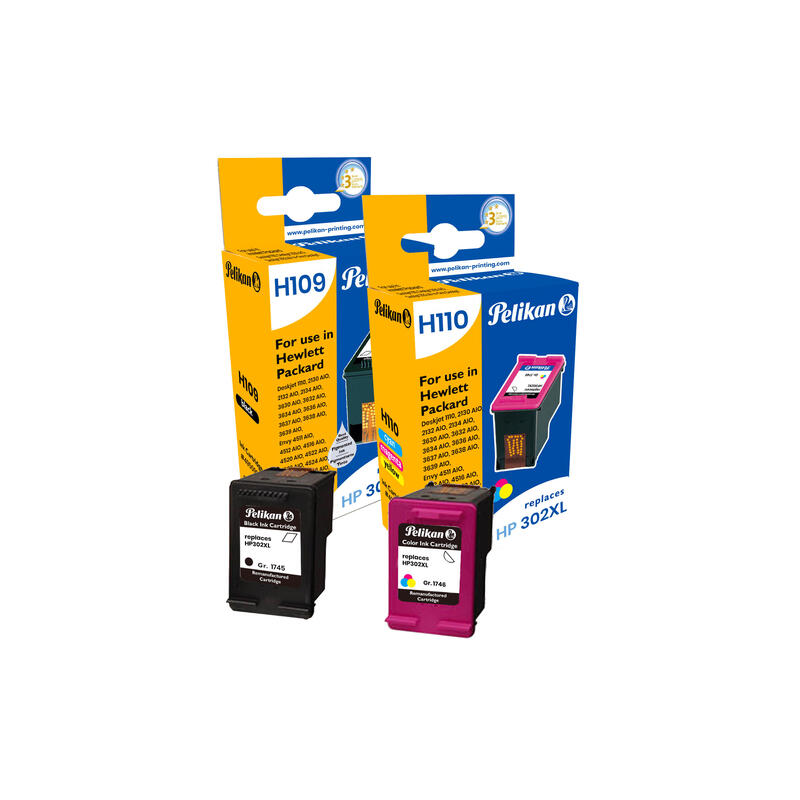 Pelikan Cartucho Hp 302xl Multi-Pack B C M Y