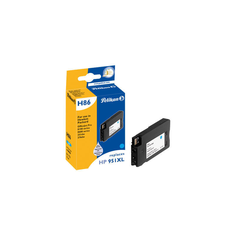 Pelikan Cartucho Hp H86 Cn045ae Hp951xl Cyan 17ml Remanufactured
