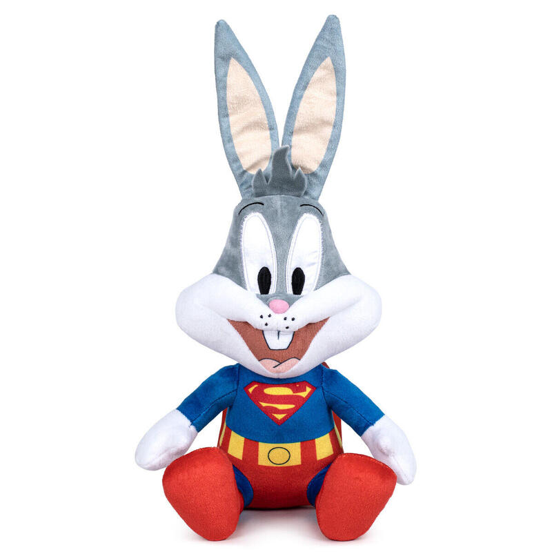Peluche Bugs Bunny Superman 100th Anniversary Warner Bros 27cm