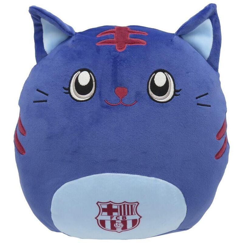 Peluche Gato Squishy Fc Barcelona 30cm