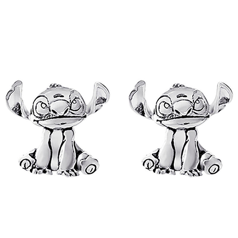 Pendientes Stitch Disney Plata