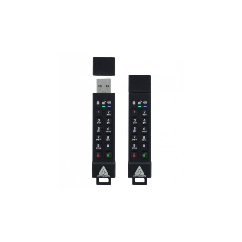 Pendrive Apricorn Usb 3.0 64gb Securekey 3z, 256bit Aes, Ip57,