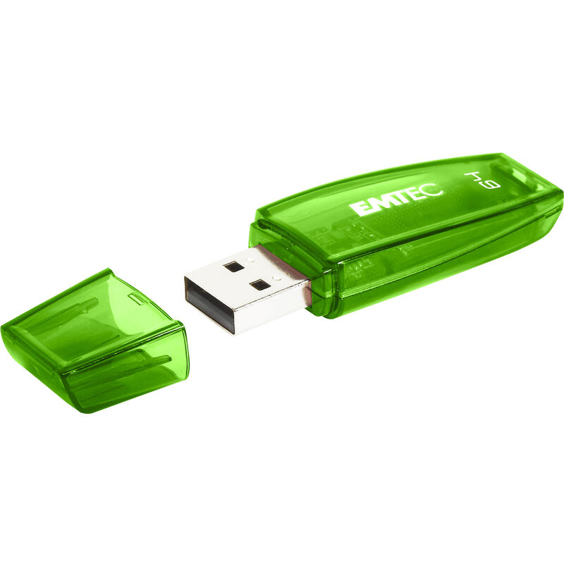 Pendrive Emtec Pendrive 64 Gb C410  Usb 2.0 Green