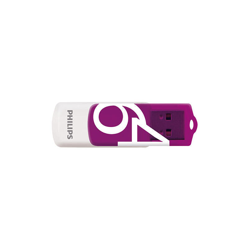 Pendrive Philips 64gb 2.0 Usb Drive Vivid Purple