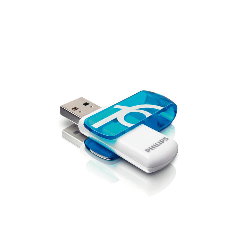Pendrive Philips Usb-Stick 16gb 2.0 Usb Vivid Blue