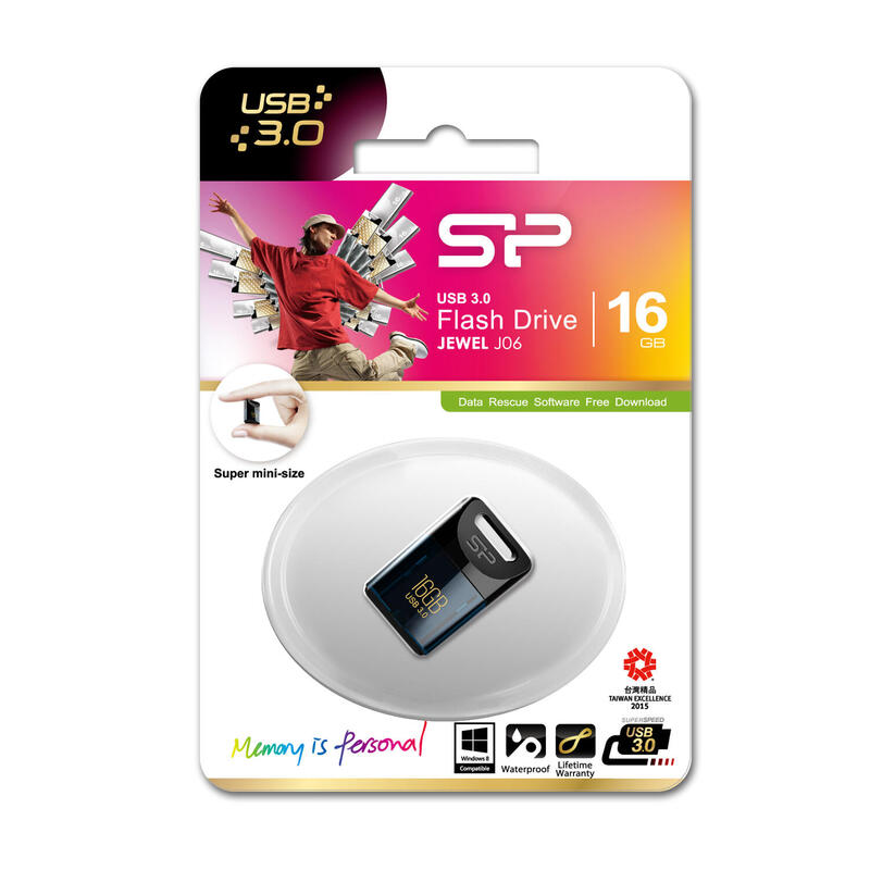 Pendrive Silicon Power Jewel J06 Usb 3.1 16gb Azul
