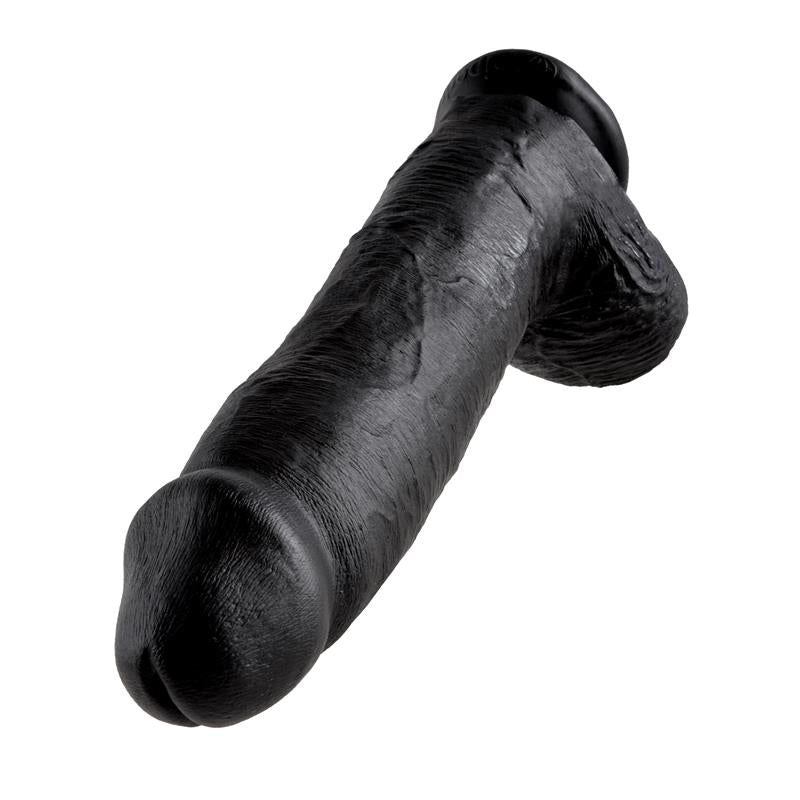 Pene Con Testículos De 12 Color Negro