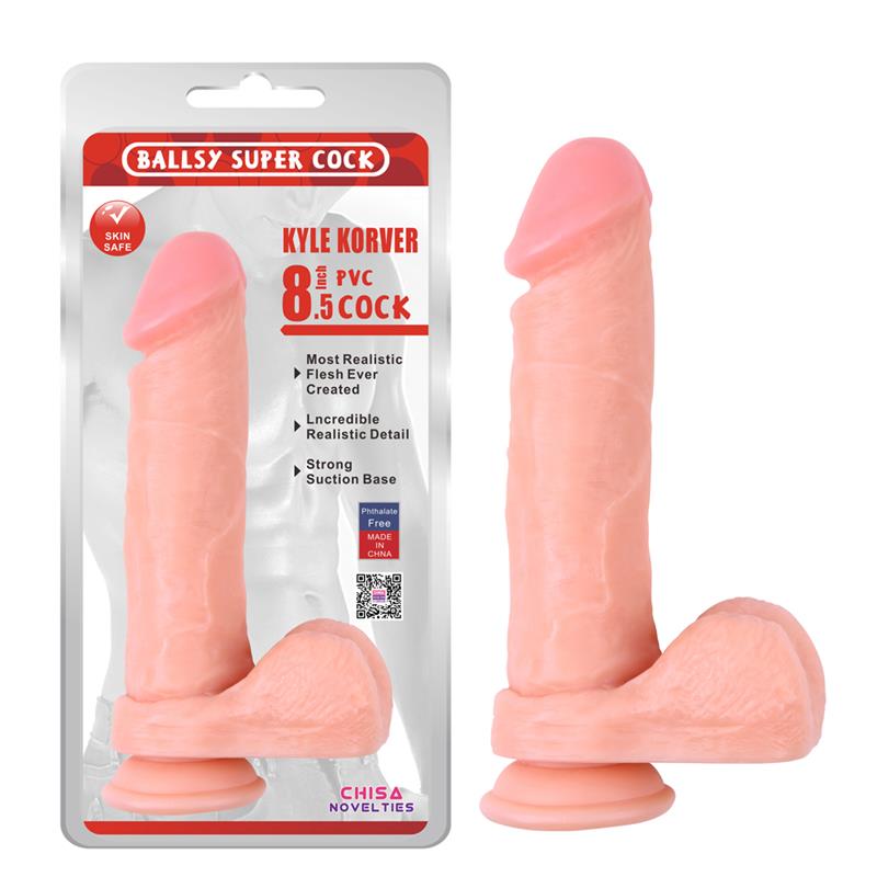 Pene Realista Kyle Korver 21.5 Cm Natural