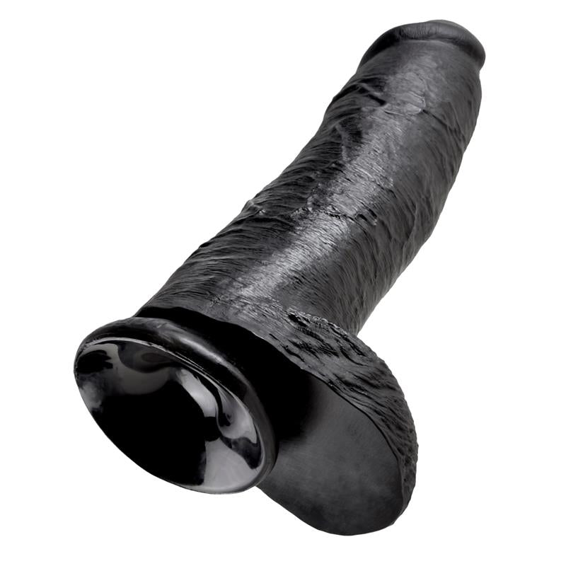 Pene Con Testículos De 12 Color Negro