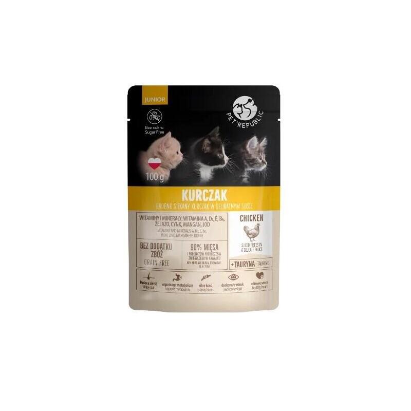 Petrepublic Filetes De Pollo Junior Cat Sobre 100g