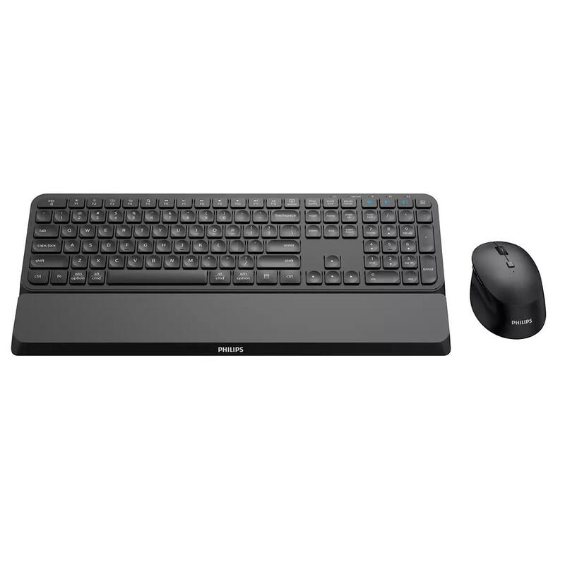 Philips 6000 Series Spt6607b Teclado Ratón Incluido Rf Wireless + Bluetooth Negro