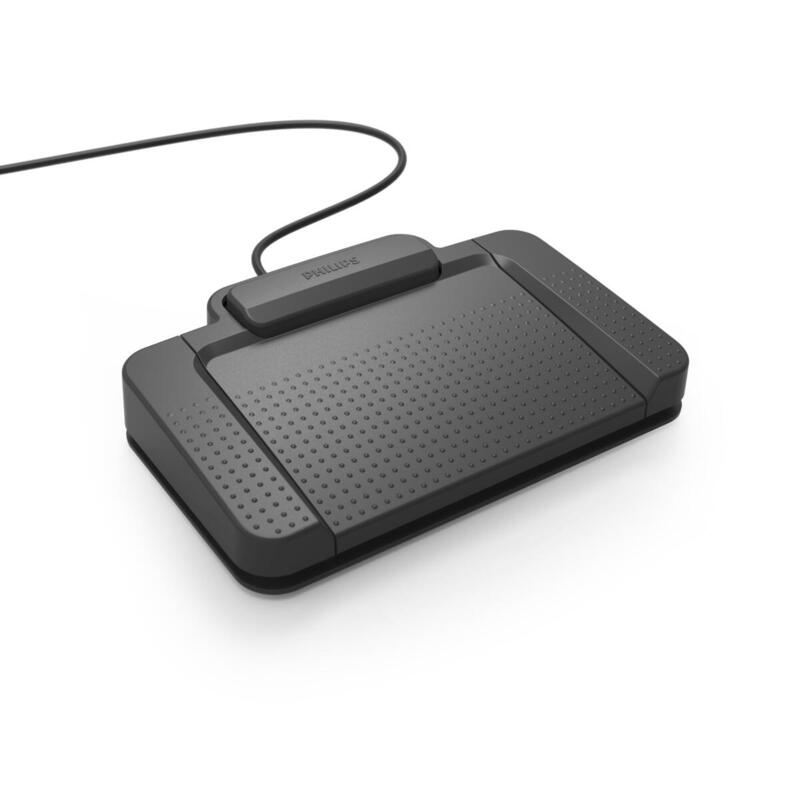 Philips Acc2310 Control De Pie Usb De 3 Pedales Para Sistemas Digitales