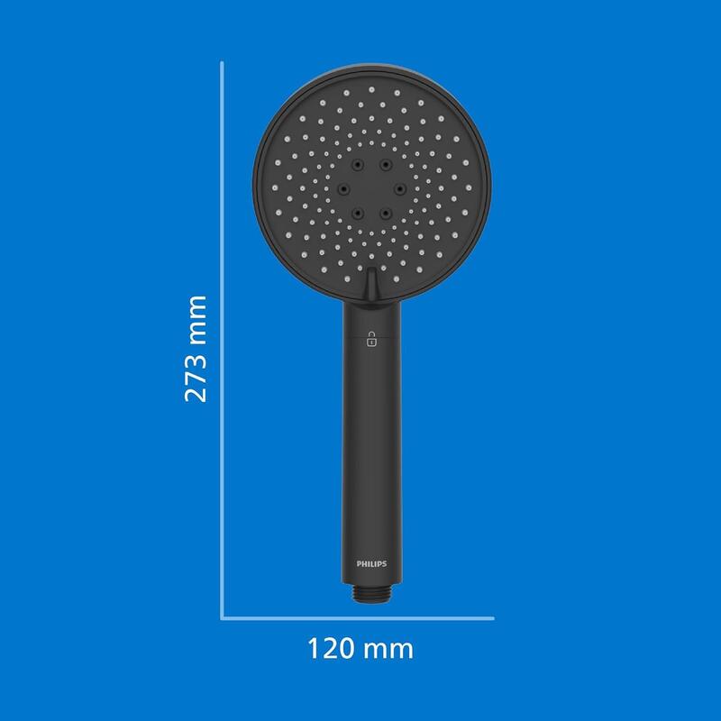 Philips Ash1516bk/10 Duschbrause Con Filter, Negro
