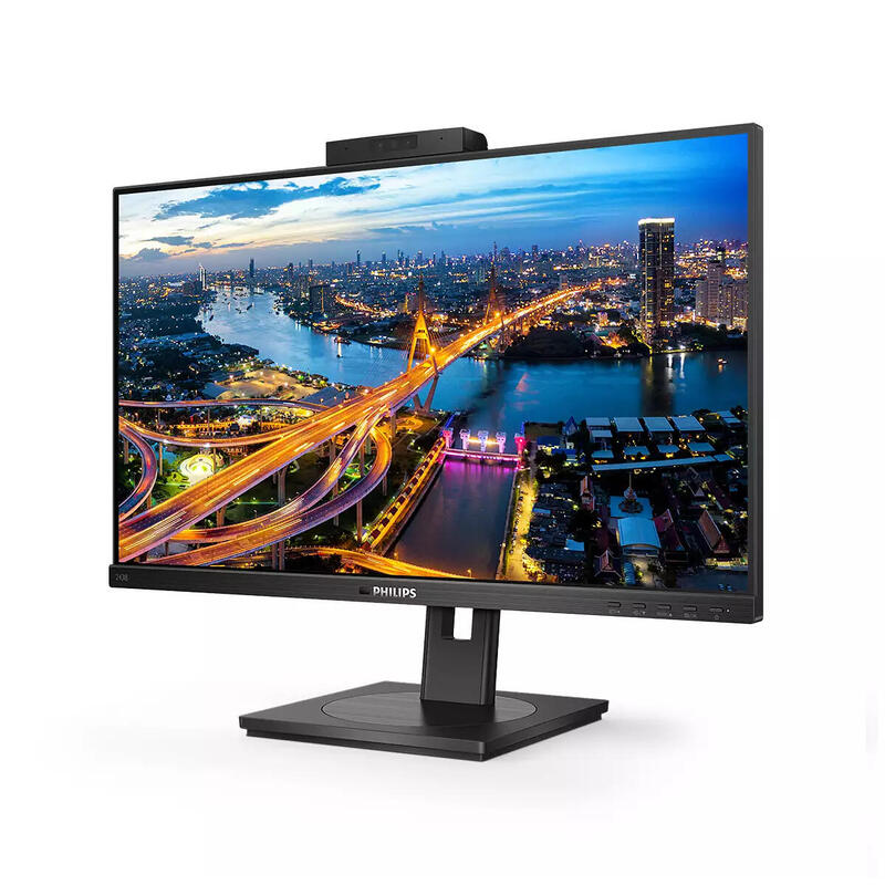 Philips B Line 243b1jh Monitor Led 24" (23.8" Visible) 1920 X 1080 Full Hd (1080p) @ 75 Hz Ips 250 Cd/M² 1000:1 4 Ms Hdmi Displayport Usb-C Altavoces Negro Textura