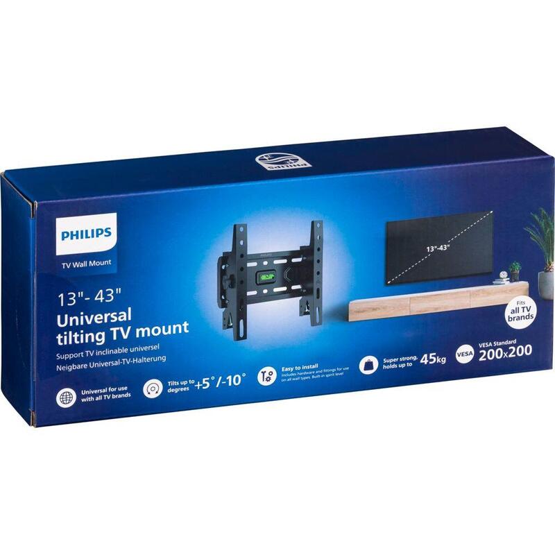Philips Tv-Wandhalterung Universal 13-43 Neigbar, 45kg