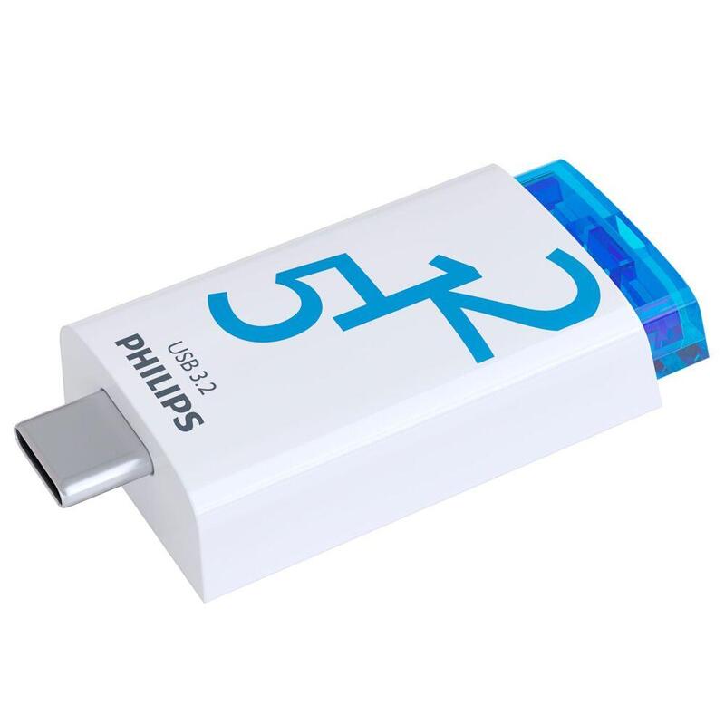 Philips Usb 3.2  512gb Click Series Gen 1 Usb-C