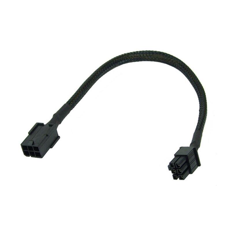 Phobya Alargador Psu 6pin 30cm Negro