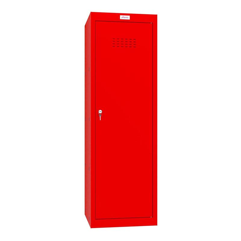Phoenix Safe Taquilla Cúbica 173l Grande Cerradura De Puerta Rojo
