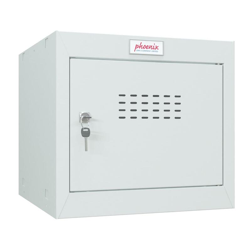 Phoenix Safe Taquilla Cúbica 44l Pequeño Cerradura De Puerta Gris