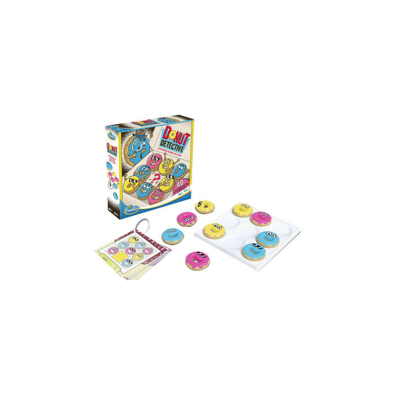 Piense En El Divertido Detective De Donas, Juego Lógico 76652