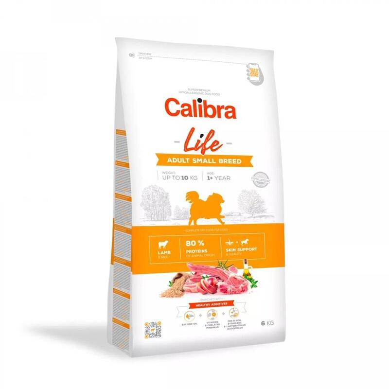 Pienso Para Perros  Calibra Life Adult Small Breed Cordero  6kg