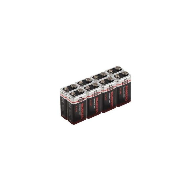 Pilas 6lr61 Warriors Alcalina Pack De 8 Pilas