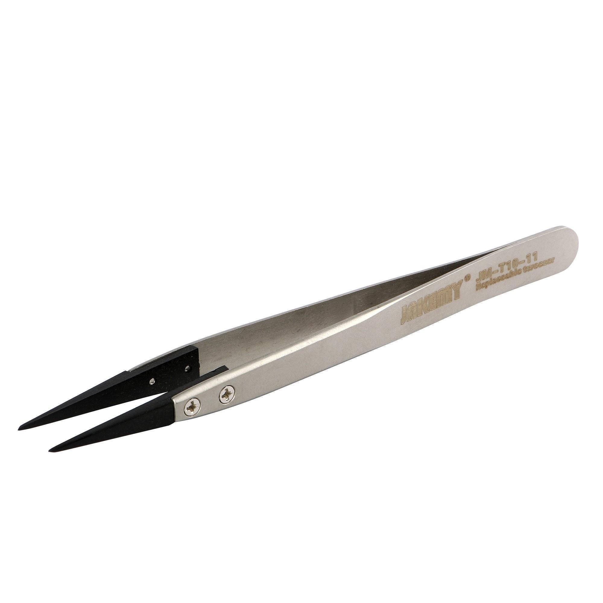 Pinzas Antiestáticas Con Puntas Intercambiables Jakemy Jm-T10-11