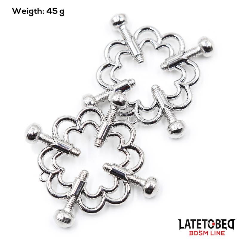 Pinzas De Metal Para Pezones Ajustables