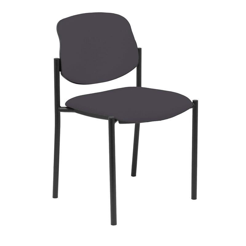 Piqueras Y Crespo Nowy Styl Silla Fija Styl Bali Gris Oscuro Chasis Negro