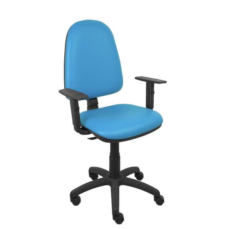 Piqueras Y Crespo Silla Aýna Similpiel Azul Claro Brazos Regulables